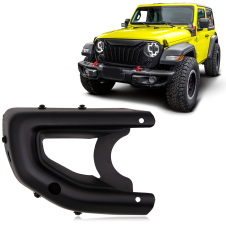 JEEP WRANGLER JK JL DESTRA TERMINALE ANGOLO PARAURTI PER PARAURTI RUBICON (Cod. AP-A2E7-7052B_A4x4)