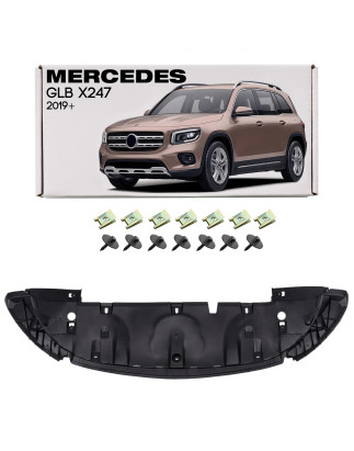 MERCEDES GLB X247 2019+ PROTEZIONE PIASTRA PER ANTERIORE PARAURTI A2478856600 (Cod. AP-857C-370A1_A4