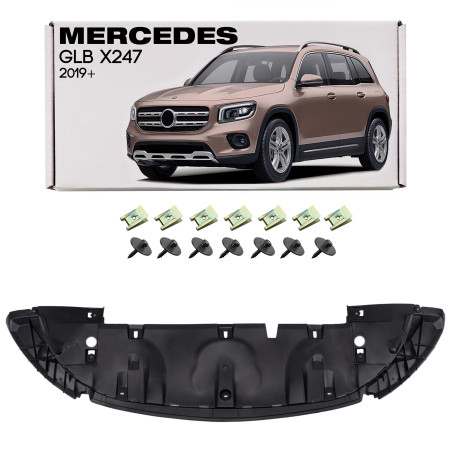 MERCEDES GLB X247 2019+ PROTEZIONE PIASTRA PER ANTERIORE PARAURTI A2478856600 (Cod. AP-857C-370A1_A4