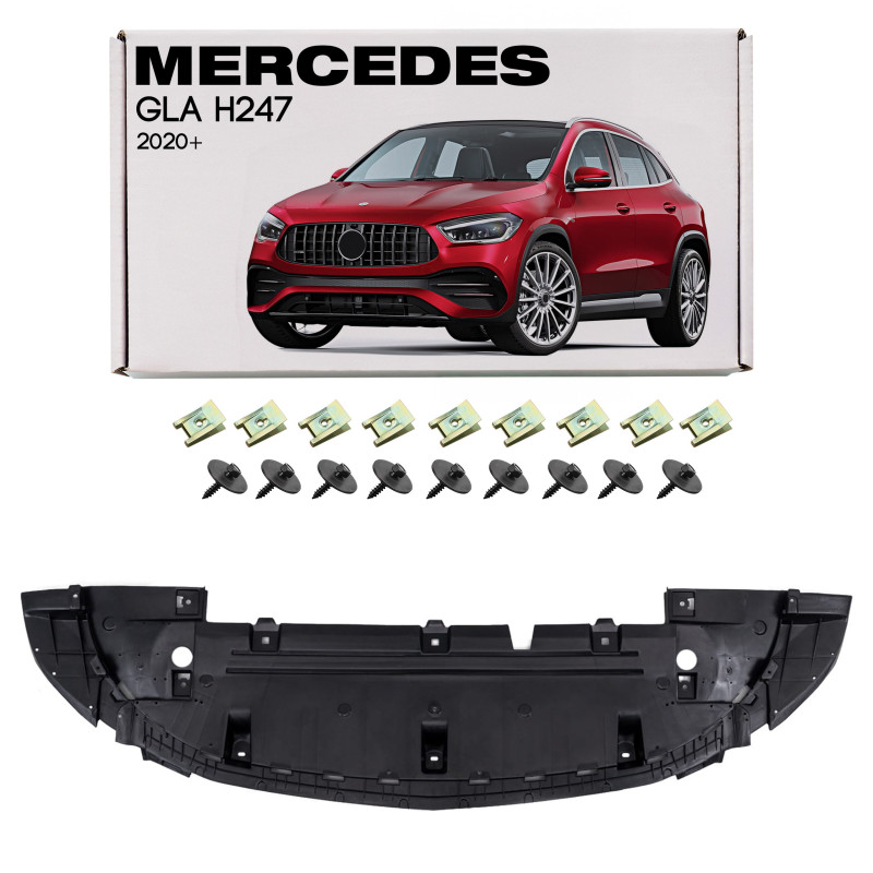MERCEDES GLA H247 2020+ PROTEZIONE PIASTRA PER ANTERIORE PARAURTI A2478857205 (Cod. AP-A19D-20710_A4