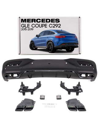 MERCEDES GLE COUPE C292 2015-2019 DIFFUSORE POSTERIORE PER PDC KIT ESTETICO PER AMG GLE63 COUPE (Cod