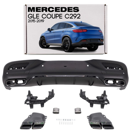 MERCEDES GLE COUPE C292 2015-2019 DIFFUSORE POSTERIORE PER PDC KIT ESTETICO PER AMG GLE63 COUPE (Cod