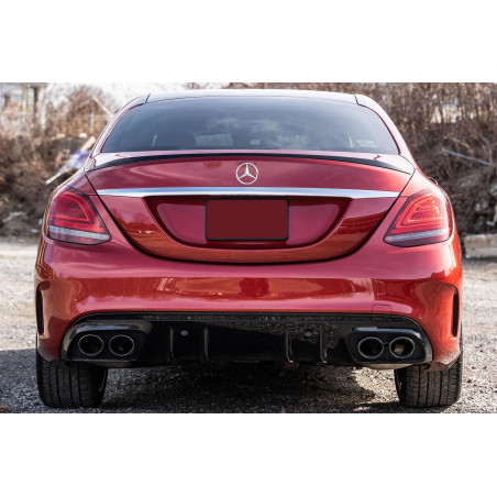 MERCEDES C-CLASS W205 2014-2021 DIFFUSORE POSTERIORE CON PDC KIT ESTETICO PER AMG C43 (Cod. AP-8A1D-