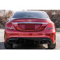 MERCEDES C-CLASS W205 2014-2021 DIFFUSORE POSTERIORE CON PDC KIT ESTETICO PER AMG C43 (Cod. AP-8A1D-