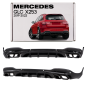 MERCEDES GLC X253 2019-2022 RESTYLING DIFFUSORE POSTERIORE CON PDC KIT ESTETICO PER AMG GLC63 (Cod. 
