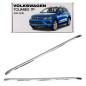 VOLKSWAGEN TOUAREG II 7P 2014-2018 RESTYLING CROMATA MODANATURA ANTERIORE PARAURTI CENTRALE SUPERIOR