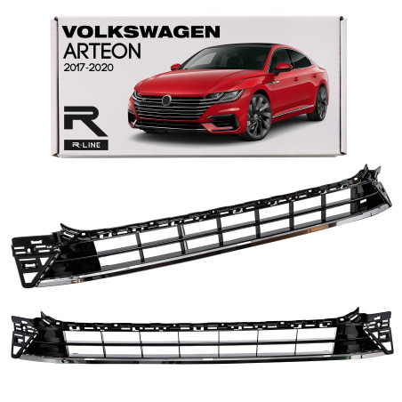 VOLKSWAGEN ARTEON 2017-2020 R-LINE PRE-RESTYLING GRIGLIA ANTERIORE PARAURTI CENTRALE 3G8853677A (Cod