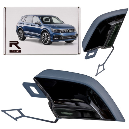 VOLKSWAGEN TIGUAN II R-LINE 2016-2020 PRE-RESTYLING TAPPO ANTERIORE GANCIO TRAZIONE 5NA807241A / 5NA