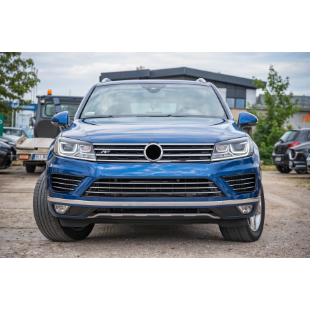 VOLKSWAGEN TOUAREG II 7P 2014-2018 RESTYLING MODANATURA ANTERIORE PARAURTI 7P6807725 (Cod. AP-F37F-3