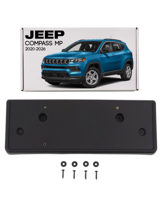 JEEP COMPASS II MP 2020-2026 RESTYLING SUPPORTO ANTERIORE TARGA (Cod. AP-20FE-83295_A4x4)
