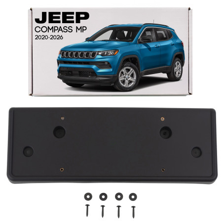 JEEP COMPASS II MP 2020-2026 RESTYLING SUPPORTO ANTERIORE TARGA (Cod. AP-20FE-83295_A4x4)