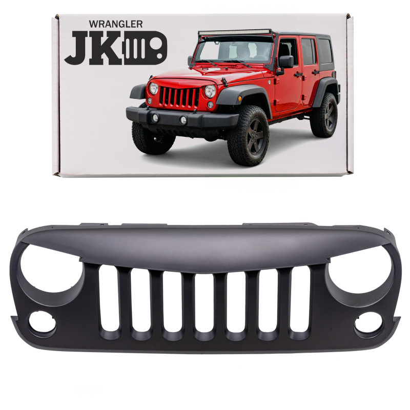 JEEP WRANGLER JK 2007-2018 MASCHERINA ANTERIORE ANGRY BIRD (Cod. AP-9A36-934A8_A4x4)