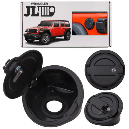 JEEP WRANGLER JL 2018+ SPORTELLINO BOCCHETTONE CARBURANTE CON SERRATURA (Cod. AP-15D4-611CA_A4x4)