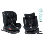 SEGGIOLINO AUTO GIREVOLE ALEXANDER 360° NERO 40-150 CM E-SIZE R129 + ISOFIX (Cod. AP-45E1-3748A_A4x