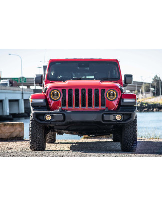 JEEP WRANGLER JL 2018+ FARI ANTERIORI LED 9" (Cod. AP-5660-3784F_A4x4)