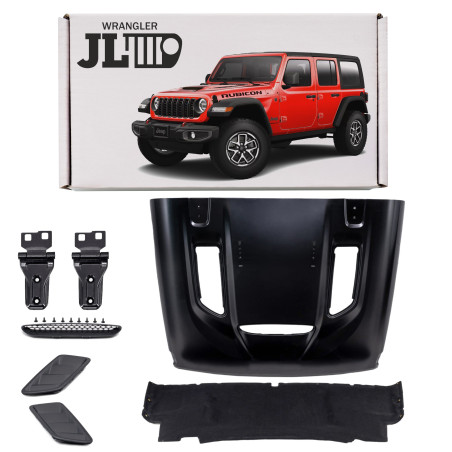 JEEP WRANGLER JL 2018+ COMPLETA COFANO VENTILATO USA CON INSONORIZZAZIONE (Cod. AP-4E6E-218AA_A4x4)