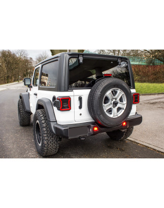 JEEP WRANGLER JK JL AGGIUNTIVI TERMINALI POSTERIORE PARAURTI PER VERSIONE SAHARA (Cod. AP-3E29-65935