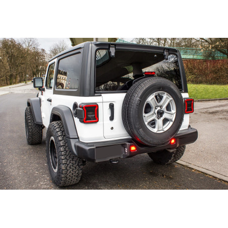 JEEP WRANGLER JK JL AGGIUNTIVI TERMINALI POSTERIORE PARAURTI PER VERSIONE SAHARA (Cod. AP-3E29-65935