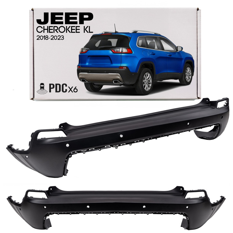 JEEP CHEROKEE V KL 2018-2023 RESTYLING PARAURTI POSTERIORE SUPERIORE CON 6XPDC 68407957AA (Cod. AP-C
