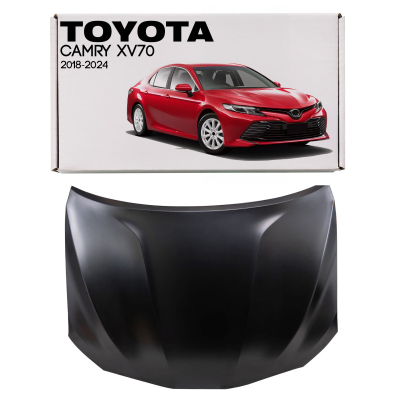 TOYOTA CAMRY VIII XV70 2018-2024 COFANO IN ACCIAIO 5330106330 (Cod. AP-353C-91101_A4x4)