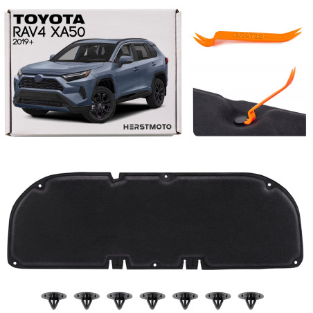 TOYOTA RAV4 V XA50 2019+ PANNELLO FONOASSORBENTE COFANO KIT CON CLIP 5334142100 (Cod. AP-FE50-839B3_