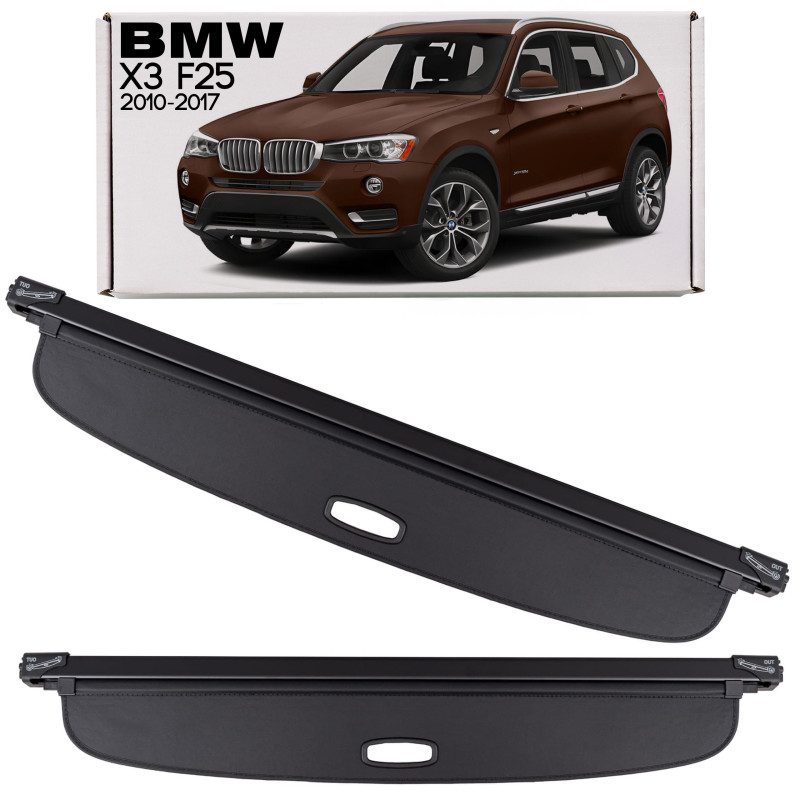 BMW X3 F25 2010-2017 CAPPELLIERA COPRIBAGAGLI NERA 51477335263 (Cod. AP-156D-2602C_A4x4)