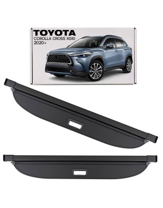 TOYOTA COROLLA CROSS XG10 2020+ CAPPELLIERA COPRIBAGAGLI NERA PT9121622002 (Cod. AP-02F0-443AA_A4x4)