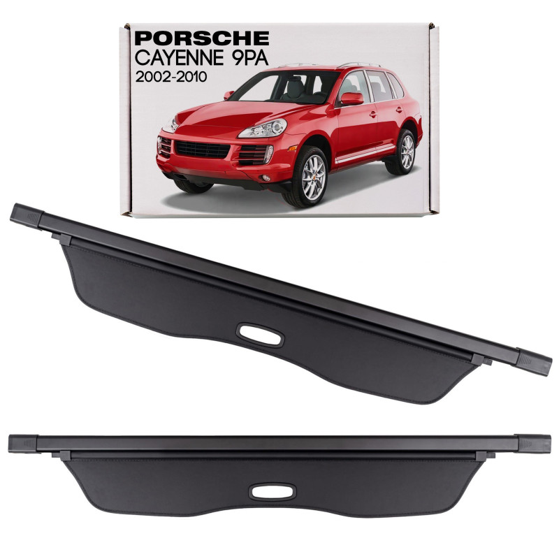 PORSCHE CAYENNE E 9PA 2002-2010 CAPPELLIERA COPRIBAGAGLI NERA 7L5867773 (Cod. AP-B0F1-81897_A4x4)