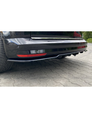 Splitter posteriore (con barre verticali) Volkswagen Caddy Mk. 4 (Cod. M-VW-CA-4-RD1G+RD2G)
