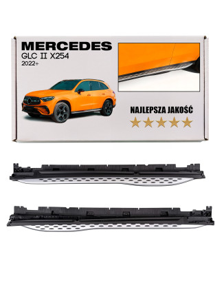 MERCEDES GLC II X254 SUV 2022+ PEDANE LATERALI SOTTOPORTA (Cod. AP-C732-59521_A4x4)
