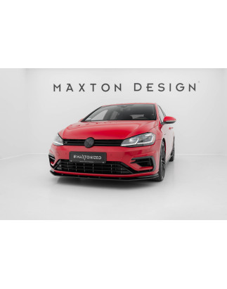 SPLITTER ANTERIORE street pro Volkswagen Golf R / R-Line Mk7 Facelift (Cod. M-VWGO7FRCNC-FD2B)