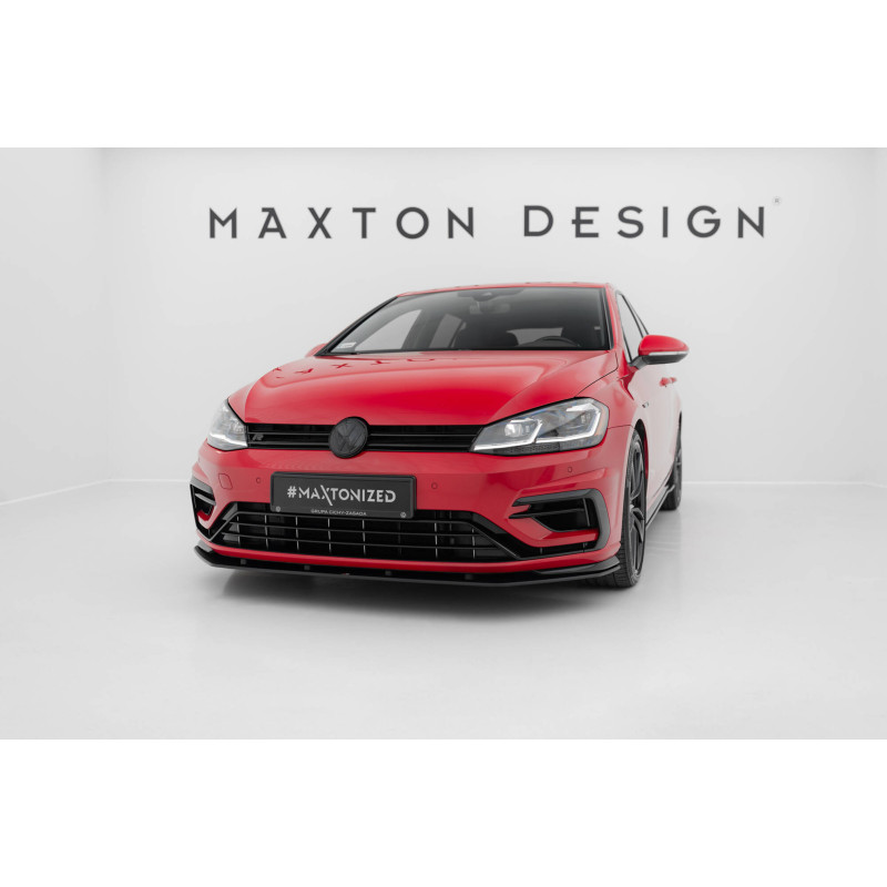 SPLITTER ANTERIORE street pro Volkswagen Golf R / R-Line Mk7 Facelift (Cod. M-VWGO7FRCNC-FD2B)