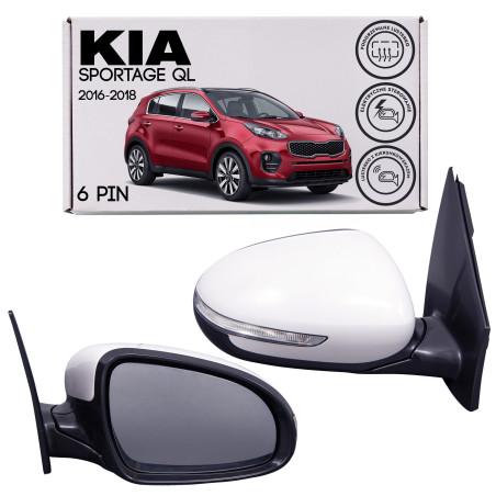KIA SPORTAGE IV QL 2016-2018 PRE-RESTYLING SPECCHIETTO CON INDICATORE DI DIREZIONE RISCALDATI DESTRO