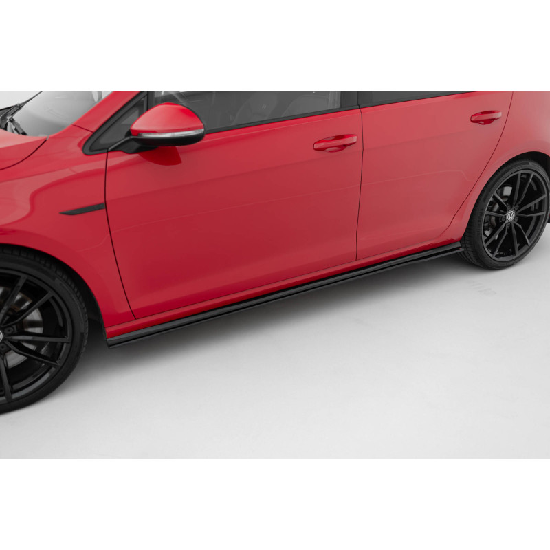 Diffusori minigonne street pro Volkswagen Golf R / R-Line Mk7 Facelift (Cod. M-VWGO7FRCNC-SD2B)