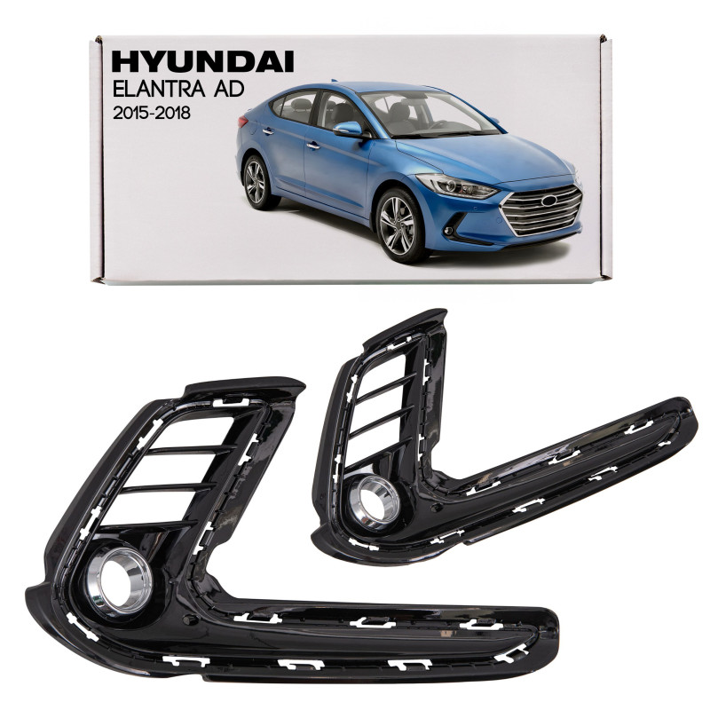 HYUNDAI ELANTRA VI AD 2015-2018 PRE-RESTYLING GRIGLIA PARAURTI TAPPO FARI ANTERIORE DESTRA 86564F230