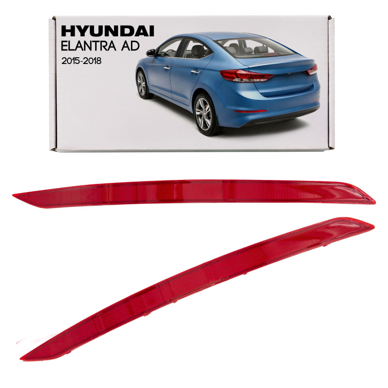 HYUNDAI ELANTRA VI AD 2015-2018 PRE-RESTYLING CATARIFRANGENTE FARO POSTERIORE PARAURTI SINISTRA 9240