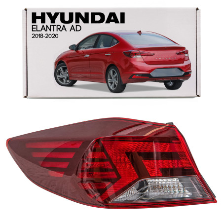 HYUNDAI ELANTRA VI AD 2018-2020 RESTYLING CARROZZERIA FANALE POSTERIORE SINISTRA 92401F2500 (Cod. AP