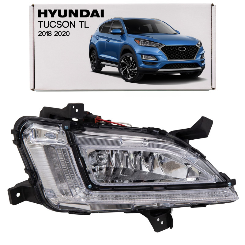 HYUNDAI TUCSON III TL 2018-2020 RESTYLING FENDINEBBIA DRL LED DESTRA 92202D7600 (Cod. AP-75A9-7958C_