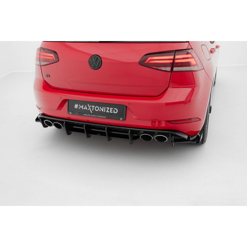 DIFFUSORE POSTERIORE street pro Volkswagen Golf R Mk7 Facelift (Cod. M-VWGO7FRCNC-RS2B)