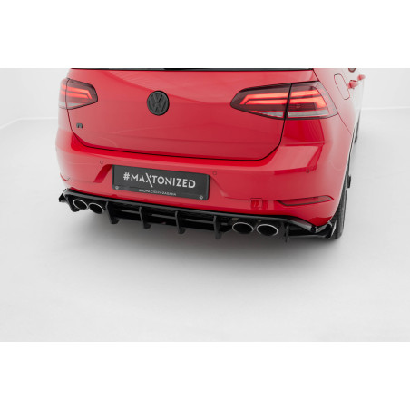 DIFFUSORE POSTERIORE street pro Volkswagen Golf R Mk7 Facelift (Cod. M-VWGO7FRCNC-RS2B)