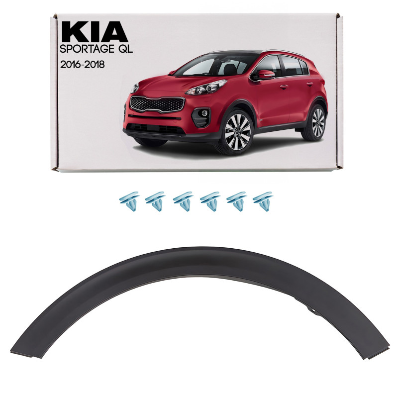 KIA SPORTAGE IV QL 2016-2018 PRE-RESTYLING MODANATURA PARAFANGO ANTERIORE SINISTRA 87711F1000 (Cod. 