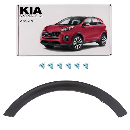 KIA SPORTAGE IV QL 2016-2018 PRE-RESTYLING MODANATURA PARAFANGO ANTERIORE SINISTRA 87711F1000 (Cod. 