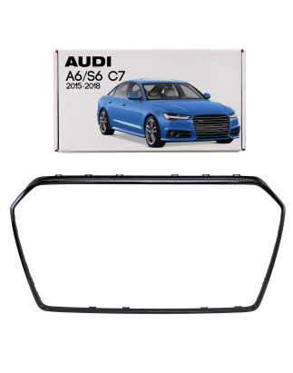 AUDI A6 / S6 C7 4G 2015-2018 RESTYLING CORNICE MASCHERINA NERA 4G0807715 (Cod. AP-79DE-5412A_A4x4)