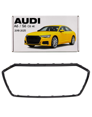AUDI A6 / S6 C8 4K 2018-2025 CORNICE MASCHERINA NERA 4K0853651E (Cod. AP-24B6-979F4_A4x4)