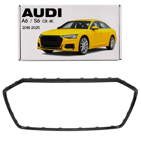 AUDI A6 / S6 C8 4K 2018-2025 CORNICE MASCHERINA NERA 4K0853651E (Cod. AP-24B6-979F4_A4x4)