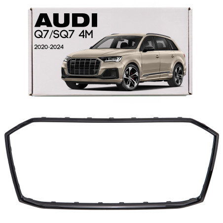 AUDI Q7 / SQ7 4M 2020-2024 DOPO IL PRIMO RESTYLING NERA CORNICE MASCHERINA 4M0853651AG (Cod. AP-E228