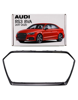 AUDI RS3 8VA 2017-2020 RESTYLING NERA CORNICE MASCHERINA 8V5853651R (Cod. AP-E524-5552D_A4x4)