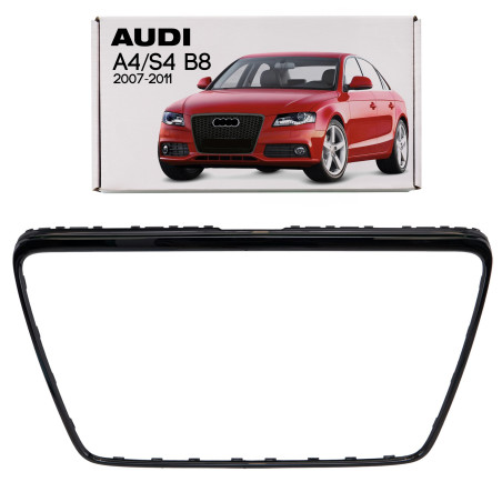 AUDI A4 / S4 B8 2007-2011 PRE-RESTYLING CORNICE MASCHERINA NERA 8E0853651 (Cod. AP-765D-204C3_A4x4)