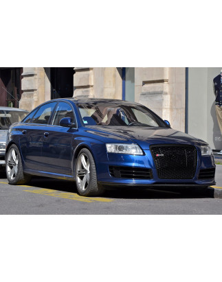 AUDI RS6 C6 4F 2008-2011 RESTYLING CORNICE MASCHERINA NERA 4F0853651 (Cod. AP-F2DC-3133E_A4x4)