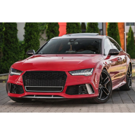 AUDI RS7 4G 2012-2015 PRE-RESTYLING CORNICE MASCHERINA NERA 4G8853653F (Cod. AP-FE4F-1601C_A4x4)